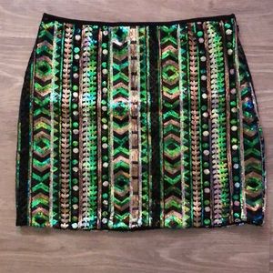 Sequin skirt